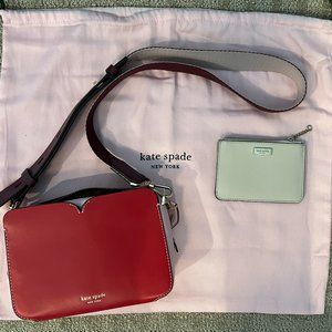 Kate Spade Candid Camera Bag *HotChilli* AND Wallet (Dust Bag Included) *NEW*